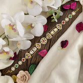 Vriksham Exquisite Floral Kundan Jadau Sheeshphool-J2811